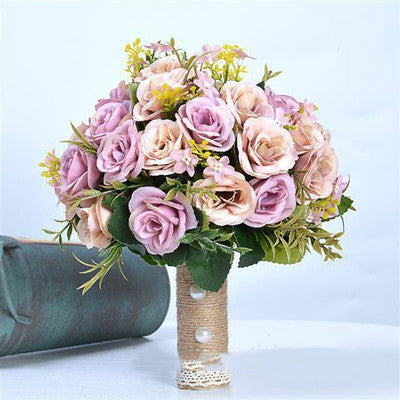 Wedding Bouquet Fake Flowers Photo Props Bouquet Simulation