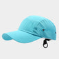 Quick-drying Baseball Cap Korean Style Simple Plain Dome Peaked Cap