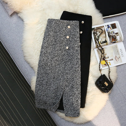 Women's Tweed Skirt New Autumn And Winter Sweater
