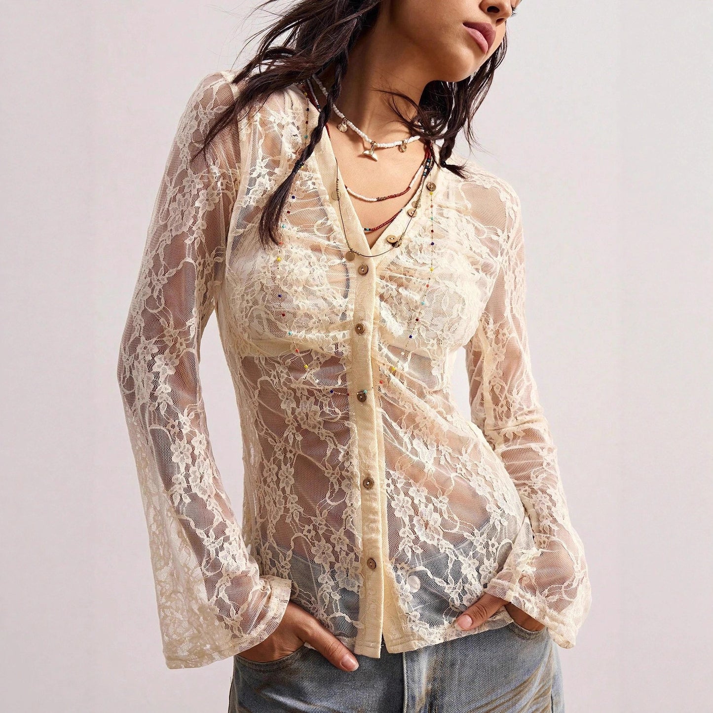 Special-interest Design Sensitive And Diligent Top For Women