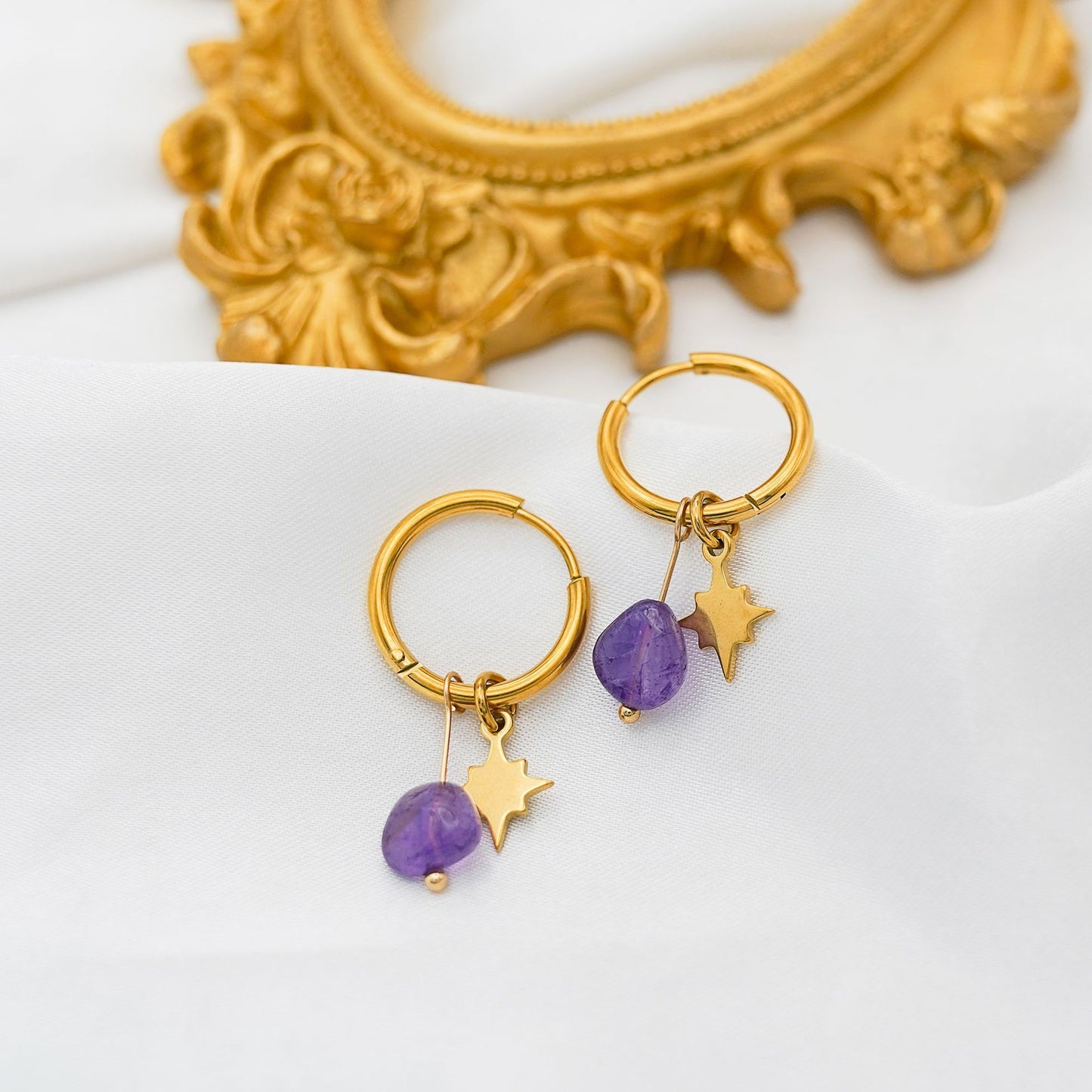 European And American New Amazonite Earrings Jewelry