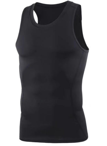 Fitness Short Sleeved Sports Tight Vest