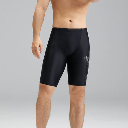 Adult Tight Breathable Nylon Men's Swimming Trunks