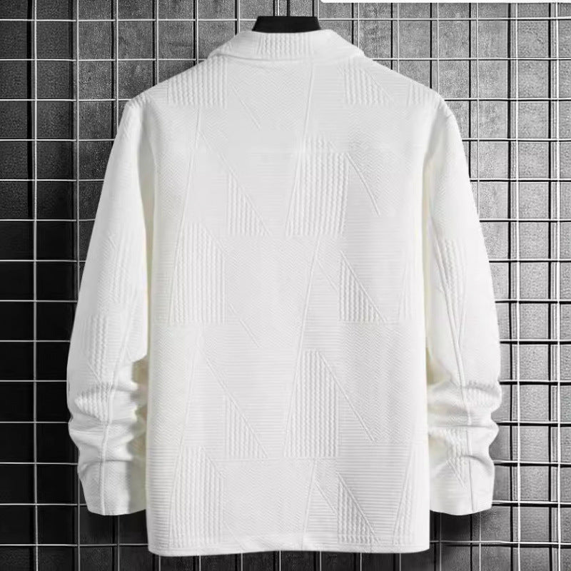 Men's Fashion Comfortable Solid Color Shirt Coat