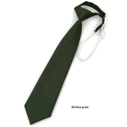 Solid Color Navy Blue Tie Men's Tie