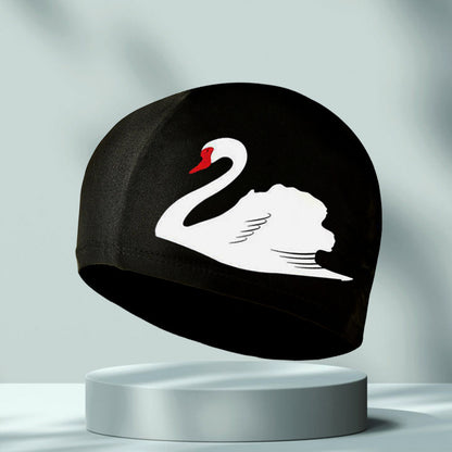 Simple Printing High Elastic Comfortable Swimming Cap