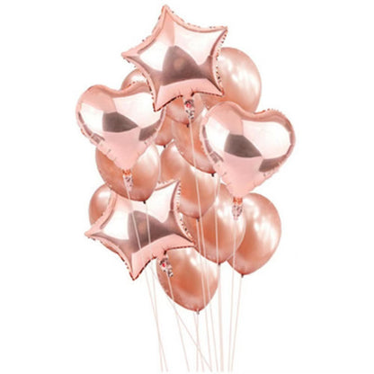 Rose Gold Suit Aluminum Balloon Party Decorations
