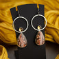 Retro Geometric Enamel Personalized Earrings