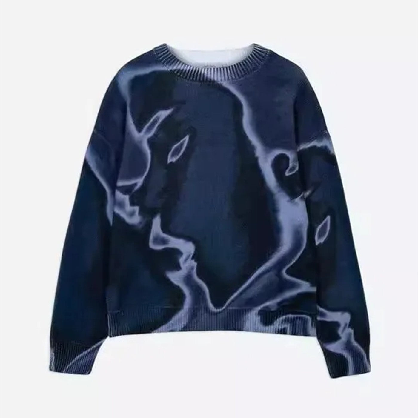 Fashion Casual Printed Polyester Sweater