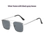 Men's Square Metal UV-proof Sunglasses