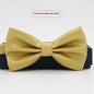 Men's Solid Color Formal Wear Wedding Business Casual Groom Groomsman Bow Tie
