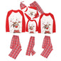 Printed Long-sleeved Pajamas And Home Clothes Christmas Set