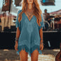 3d Printed Tassel Loose Dress
