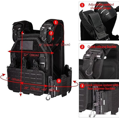 Men's Weighted Adjustable Tactical Vest