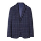 New Casual Men's Jacquard Checkered Suit
