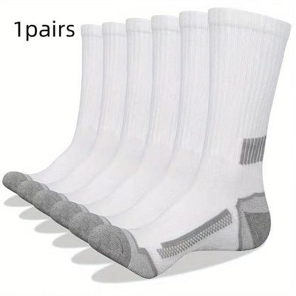 Men's Simple Basketball Mid-calf Socks