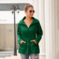 Women's Cinched Hoodie Outdoor Mountaineering Rain Jacket
