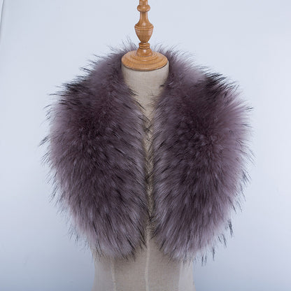 Bib Down Jacket Hat Strip Coat Collar