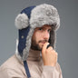 Rabbit Fur Unisex Thickened Warm Ear Protection Cold-proof Outdoor Hat