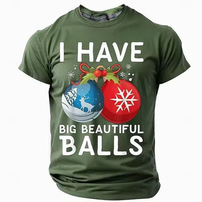 Christmas Style Men's T-shirt 3D Digital Printing