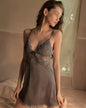 Sexy Pajamas Women Summer Thin Lace Suspender Nightdress