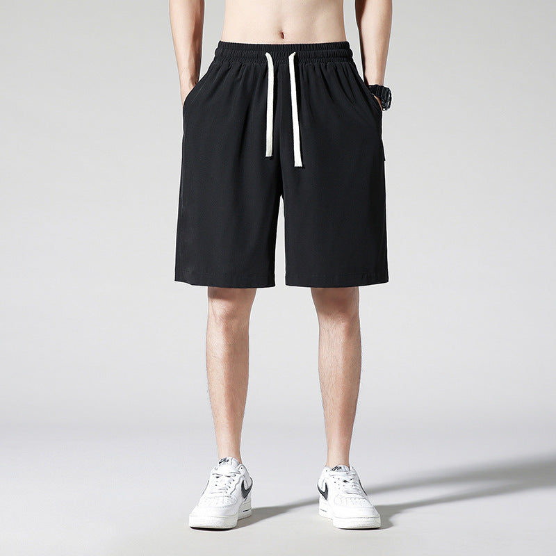 Cropped Pants Men's Thin Loose Large Size Sports Shorts