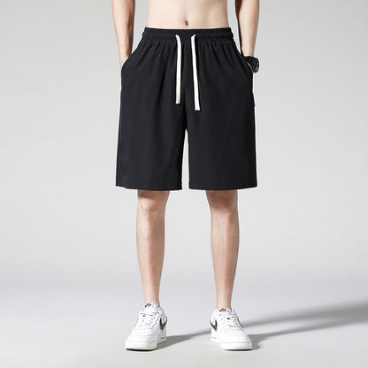 Cropped Pants Men's Thin Loose Large Size Sports Shorts