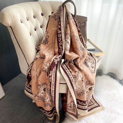 Fashion Women's Faux Cashmere Warm Scarf