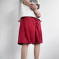 American Ice Silk Cargo Shorts Men's Summer Loose Casual Quick-drying