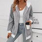 Women's Casual Multicolor Double-sided Plush Zipper Plush Coat