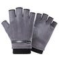 Half Finger Gloves Suede Leaking Finger Sports Outdoor Riding