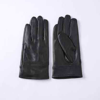 Genuine Leather Gloves Men's Winter Warm Outdoor