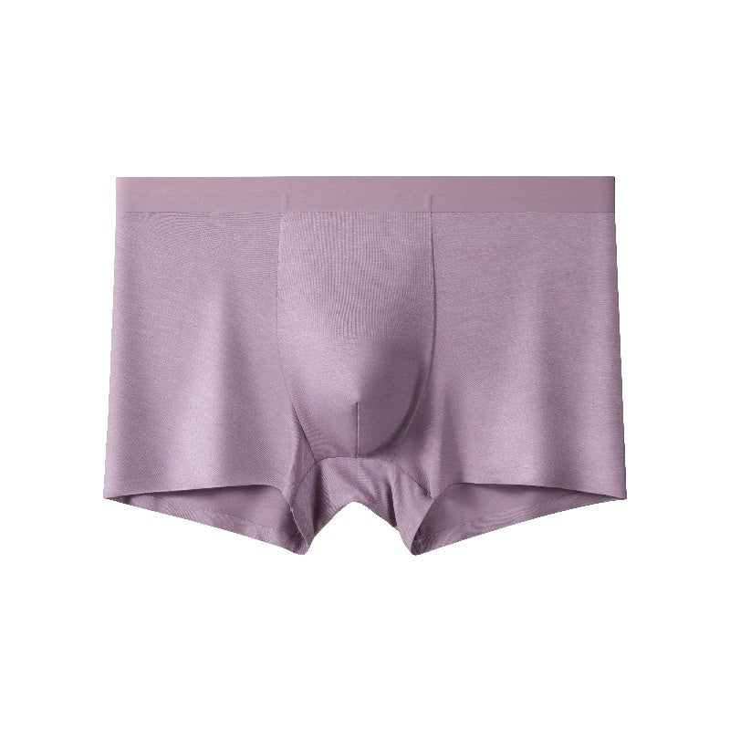 Bamboo Fiber Seamless Men's Underwear Breathable Mid Waist
