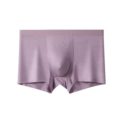 Bamboo Fiber Seamless Men's Underwear Breathable Mid Waist