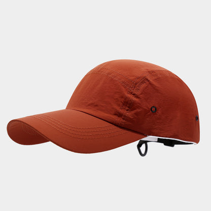 Quick-drying Baseball Cap Korean Style Simple Plain Dome Peaked Cap