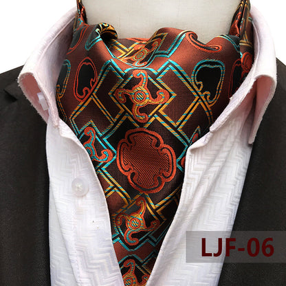 Men's Scarf Jacquard Polyester British