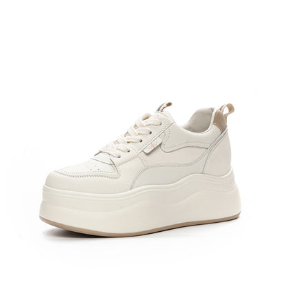Wedge Platform Thick Bottom Inner Height Increasing Casual Shoes