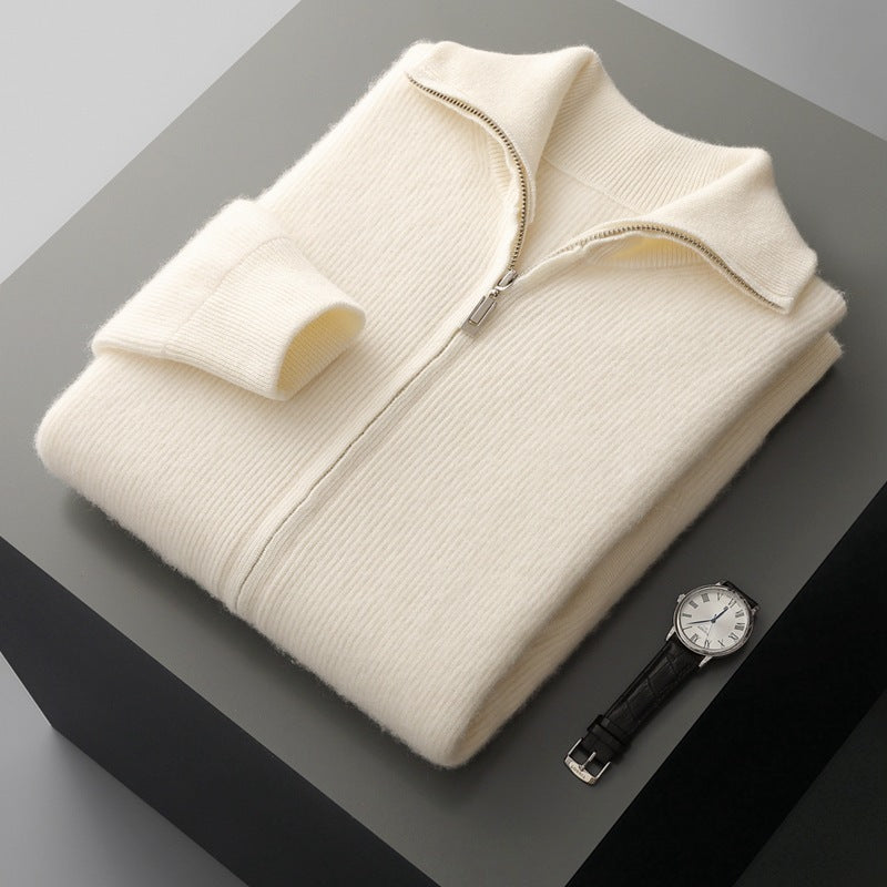 Knitted Cardigan Wool Coat Australian Men