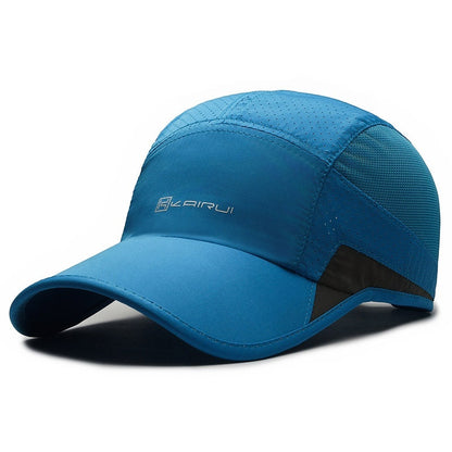 Quick-drying Hat Men's Summer Outdoor Sports Peaked Cap Couple Hats Hollow Lightweight Breathable