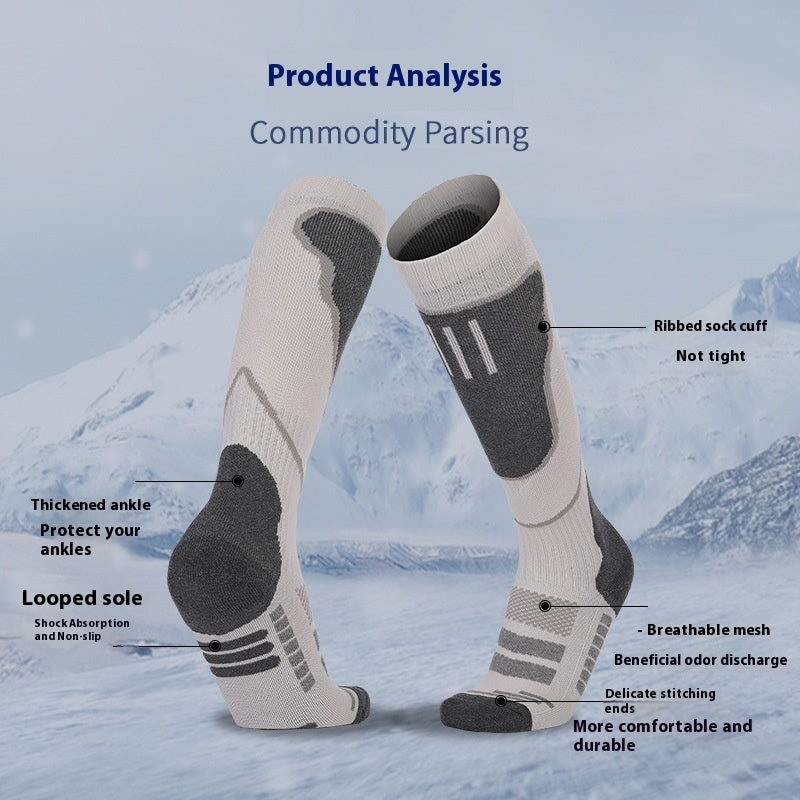Warm Ski Men's High Tube Athletic Socks