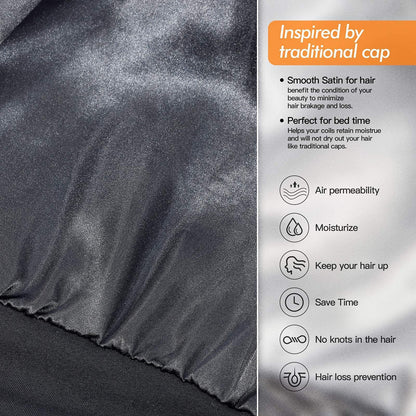 Men's And Women's Adjustable All-night Hair Cover