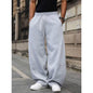 Men's Straight High Waist Casual Pants