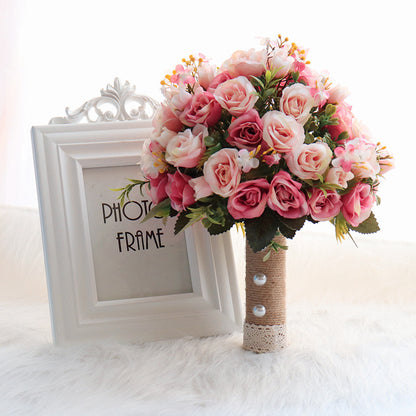 Wedding Bouquet Fake Flowers Photo Props Bouquet Simulation