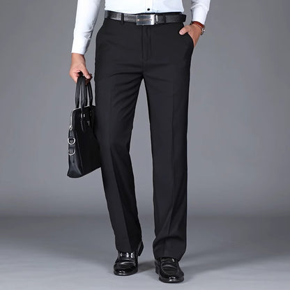 Men's Business Casual Pants Loose Spring And Autumn Straight Suit Pants