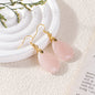 Cut Long Water Drop Earrings