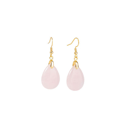 Cut Long Water Drop Earrings