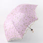 Double Lace Embroidered Umbrellas Storage Umbrella Sunshade