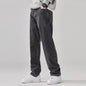 Hong Kong Style Simple Casual All-match Light-colored Jeans