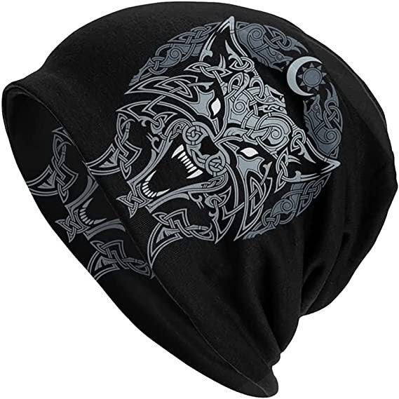 Sleeve Cap Double-layer Elastic Viking Totem Wolf Hipster Street Dance