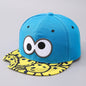 Flat Brim Missing Corner Snack Baseball Cap Personality Male And Female Adult Sun-proof Sports Hat